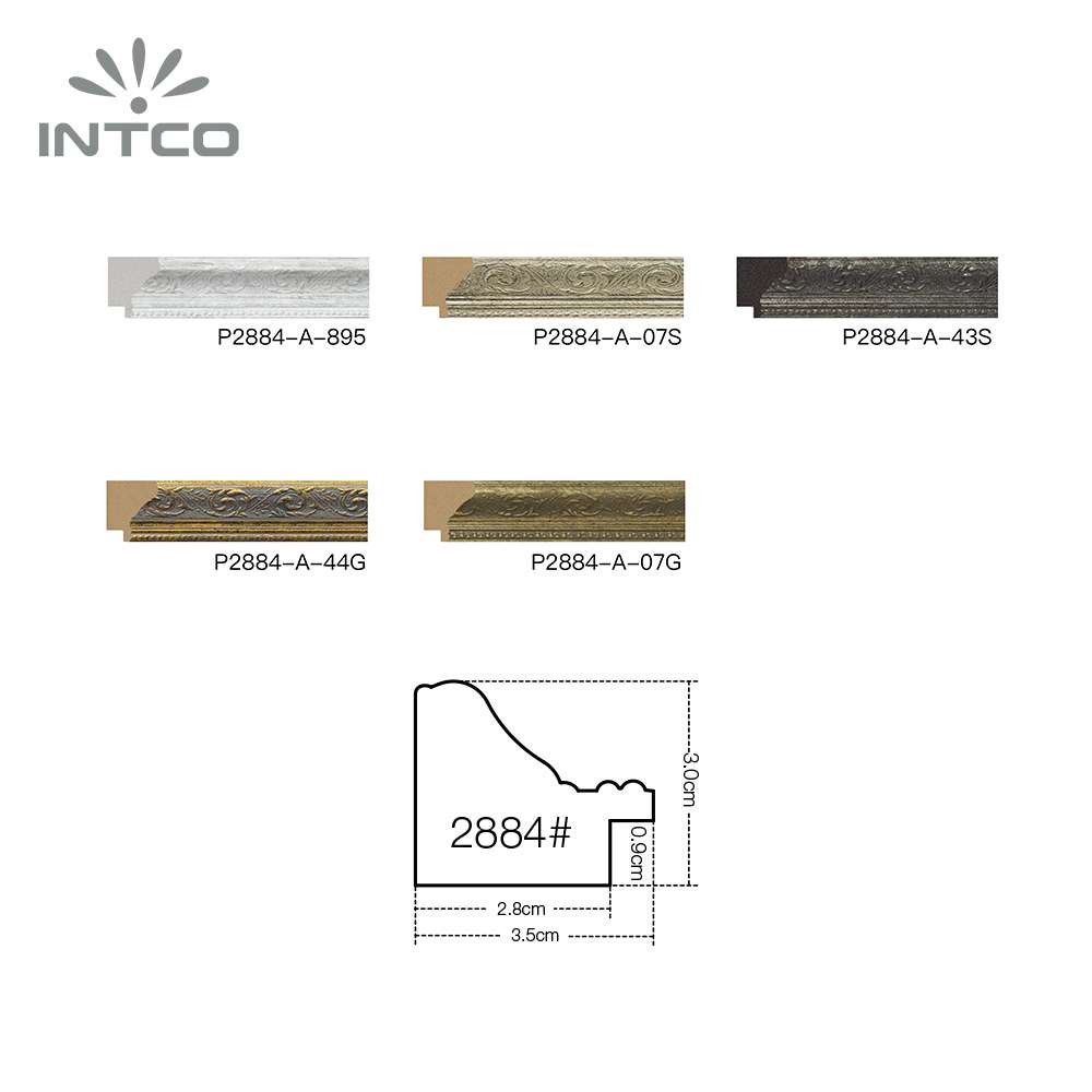 Intco picture frame moulding profiles and optional finishes